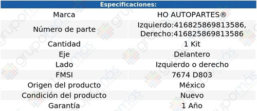 Kit De Cáliper De Freno Delantero Ho Windstar 1995 A 2003