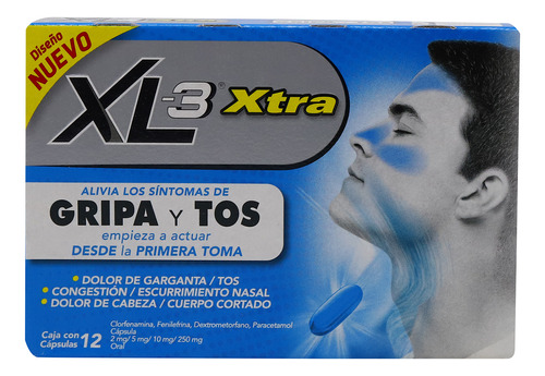 Xl3 Xtra, Caja Con 12 Cápsulas