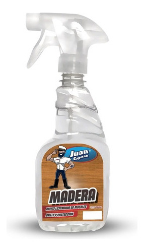 Juan Capitán Madera: Aceite Lustrador Y Limpiador Madera Y Muebles 950 Mls.