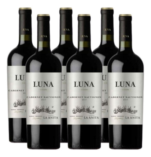 Vino Luna Cabernet 750ml. Caja 6 Botellas Finca La Anita