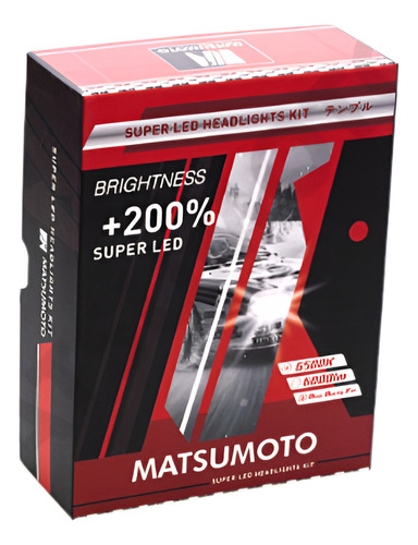 Kit 2 Ampolletas H4 Nano Led L24 Matsumoto