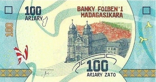 Grr-billete De Madagascar 100 Ariary 2017 - Rana