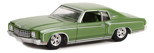 1970 Chevrolet Monte Carlo Lowrider Verde 1:64 Greenlight