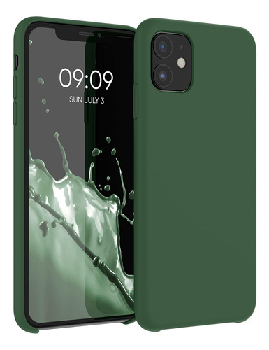 Funda Kwmobile Para iPhone 11-verde Oscuro