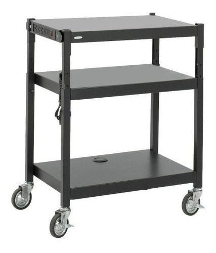 Safco - Productos 8932bl Acero Altura Ajustable Av Cart