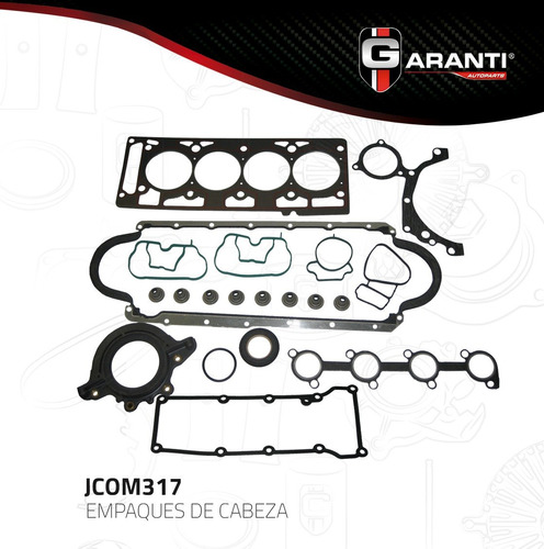 Empaques Juntas Ford Ikon 1.6 8v 2001 Al 2007