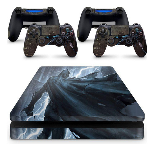 Skin Adesivo Protetor Para Ps4 Slim Batman Bruce Wayne B2