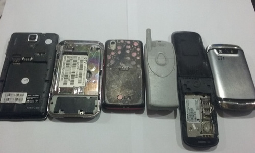 Lote Com 6 Celulares Para Reaproveitamento De Peças N29-7