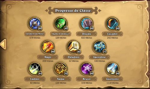Conta Hearthstone 2017