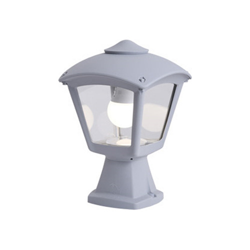 Farol Pedestal Colonial Tr. Gris Ip55 Disma/roby