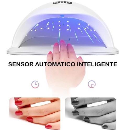 Lampara Uñas Led Uv Esmalte Gel Curado Gel Uñas Nails