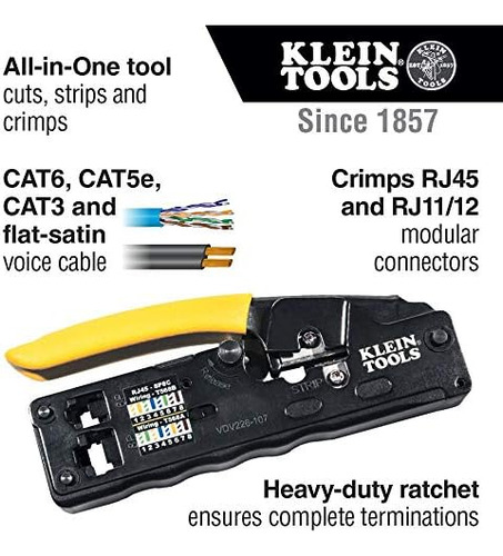 Klein Tools Vdvel Kit De Datos Vdv Protech Tiene Todas Las H