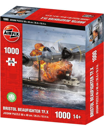 Airfix Bristol Tf.x Wwii Aviación Militar 1000 Piezas Puzzle
