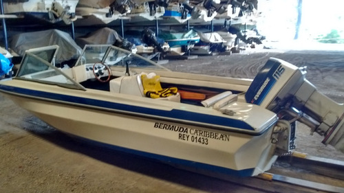 Lancha Usada Bermuda Caribbean Motor Evirnude 115 Hp