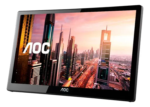 Monitor Portátil Aoc De 15.6'' Led Ips Hd, Conexión Usb 3.0 - Excelente (Reacondicionado)