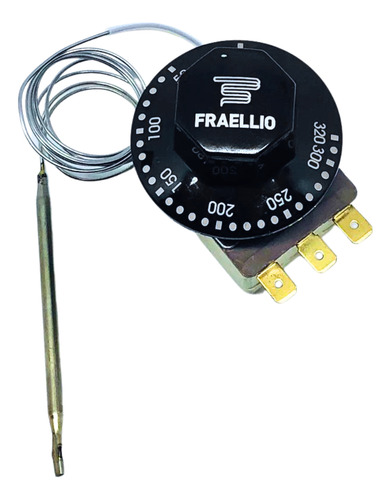 Kit 5 Termostato 50/320ºc Com Botão = 20 Amp Com 3 Pinos
