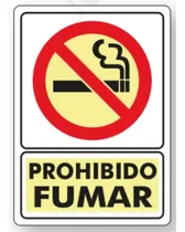 Comprar Señalamiento Prohibido Fumar Letrero 30x40 Cm