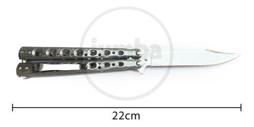 Navaja Mariposa Balisong Plate C/filo Traba Clip Tac Force