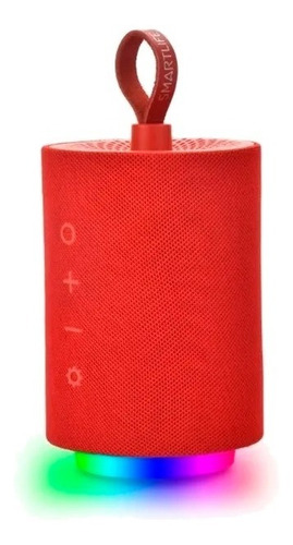 Parlante Portátil Smartlife Sl-bts010 Rojo Bluetooth C/luz 