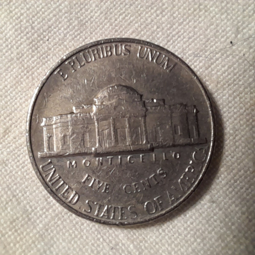 Moneda De Estados Unidos De 5 Cent. Año 1990 Ver Envío