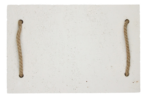 Bandeja Mesa Plana Decorativa Multiuso Blanca Rectangular Color Blanco