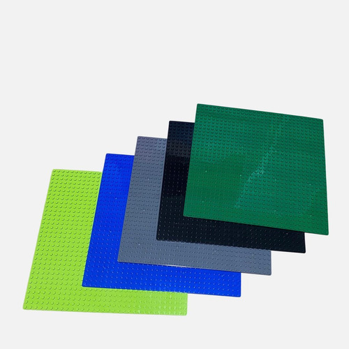 Set 5 Bases Color Bloques Compatibles Con Lego 32 Ptos 25cms