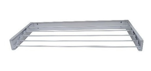 Varal Invisível 120 Com 7 Varetas Cor Branco