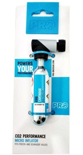 Inflador De Co2 Shimano Pro C/ Cartucho 16gr Presta Schrader