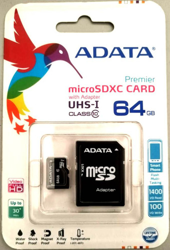 Adata Micro Sd 64 Gb