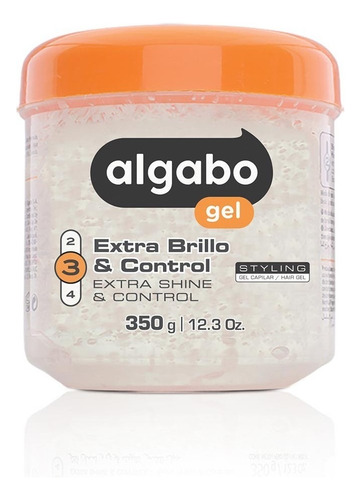 Caja X6 Gel Capilar Brillo Y Control 350g Algabo