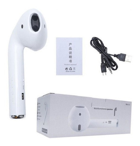 Imagen 4 de 5 de Parlante Bluetooth Con Forma Lee Sd Card Usb Aux Cable Mic