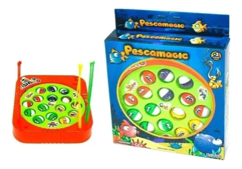 Pescamagic Juego De Pesca Chico 15 Piezas  - Perro Verde