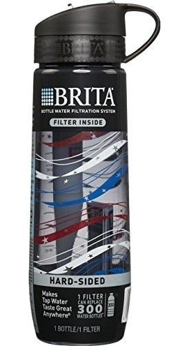 Brita Botella De Agua Filtrada (incluye 1 Filtro), Hard Side
