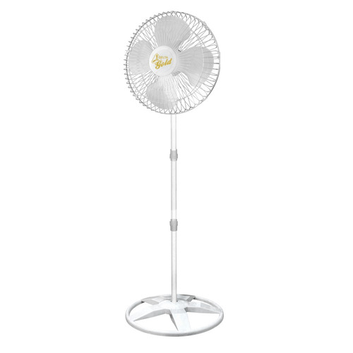 Ventilador Coluna 50cm Cromo Gold Delta Biturbo - Grade Aço