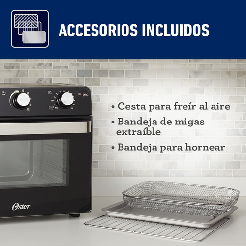 Horno Con Freidora De Aire Oster® Tssttvmaf1