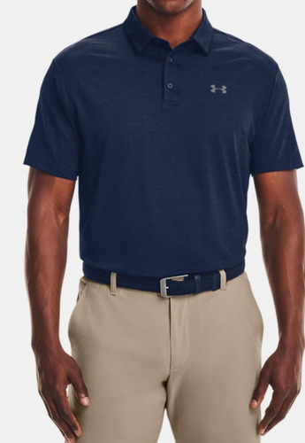  Playera Polo Under Armour Azul Marino Caballero