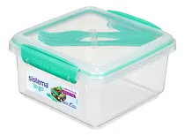 Comprar Recipientes Vianda Con Cubiertos Sistema 1200ml - Everkid