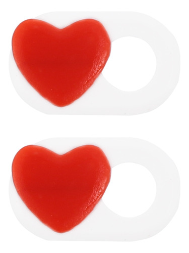 Bloqueador De Privacidad Heart Webcam Cover Slide, Paquete D