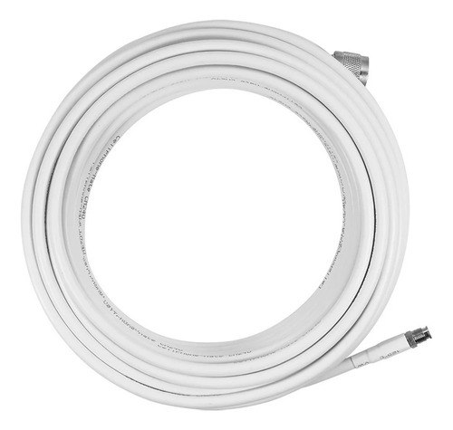 Cable Coaxial Rg6 Blanco 30 Metros 5-1000mhz Resistente