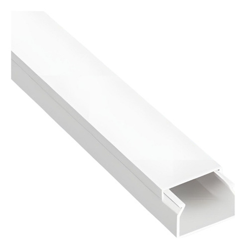 Canaleta 20x10 C/ Adhesivo Bandeja Blanca 1 Metro Pack 10pza