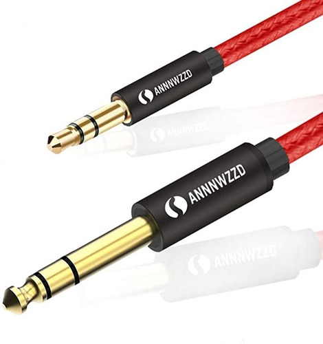 Linkinperk Cable De Trs Estéreo De Audio De 0,138 En Un 0.25