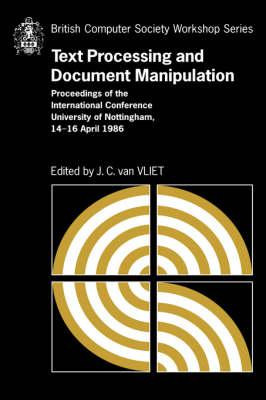 Libro Text Processing And Document Manipulation : Proceed...