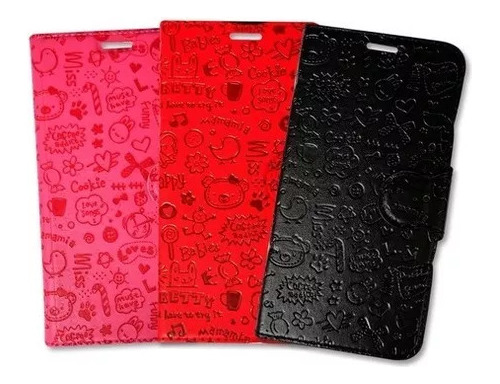 Funda Estuche Agenda C/ Diseños Para Alcatel Idol 3 6045 5.5