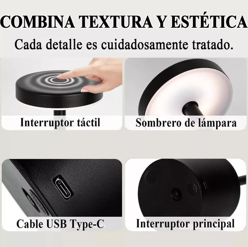 Lámpara De Mesa Led Decorativa Para Ambiente De Restaurante