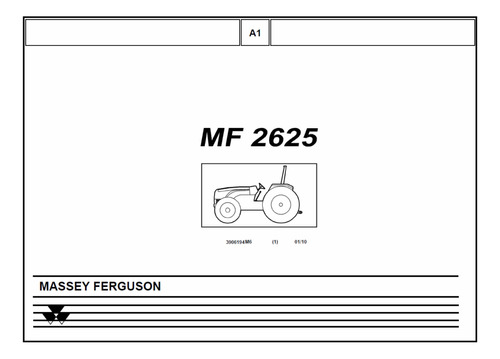 Manual Repuestos Tractor Massey Ferguson 2625