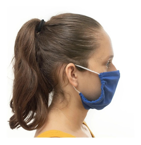 Kit De 10 Máscaras De Proteção Não Descartável 100% Algodão