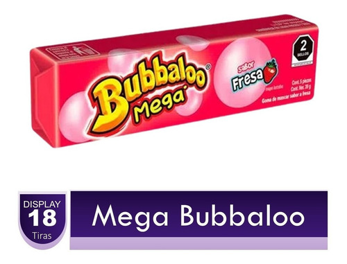 Mega Bubbaloo Fresa