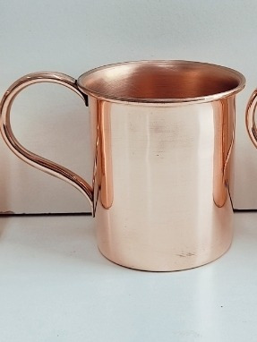 Imagen 2 de 5 de Vaso De Cobre 99.9% Macizo250 Cc Capacidad