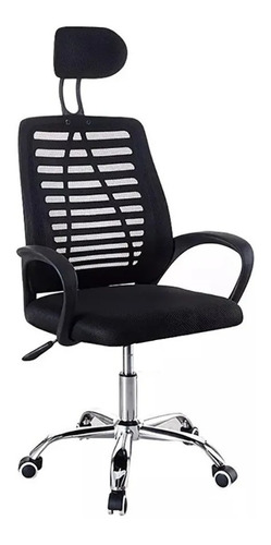 Silla Escritorio Ergonomica Oficina Pc Sillon Negro Mesh Material del tapizado Tela/Mesh