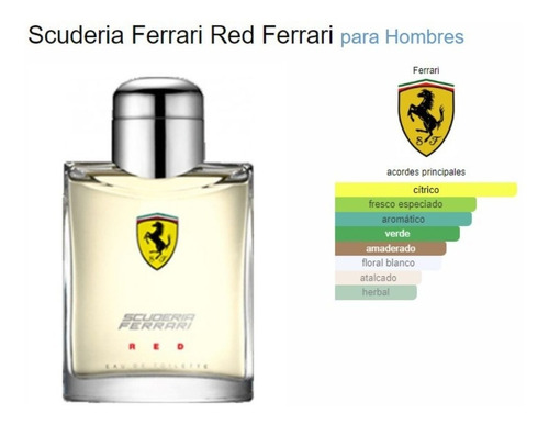 Perfume Ferrari Scuderia Red Edt 125ml Caballeros